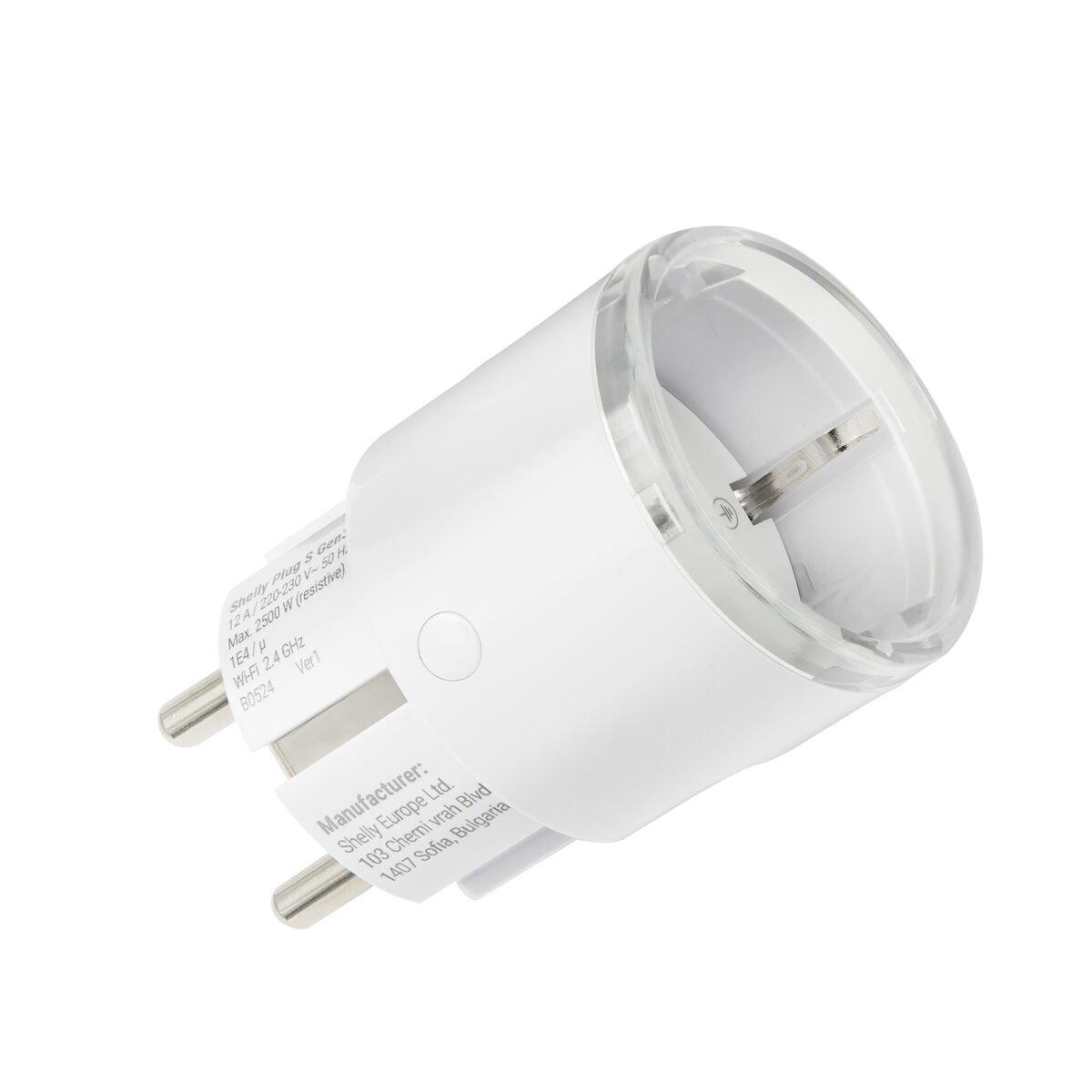 Shelly Enchufe Smart Plug S Gen 3 Blanco
