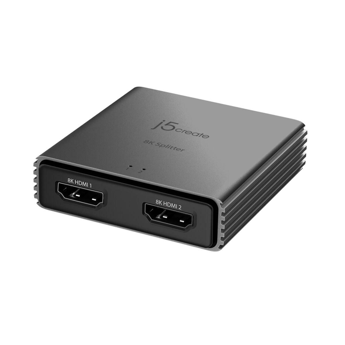 Cable USB j5create JDSH812-N Gris