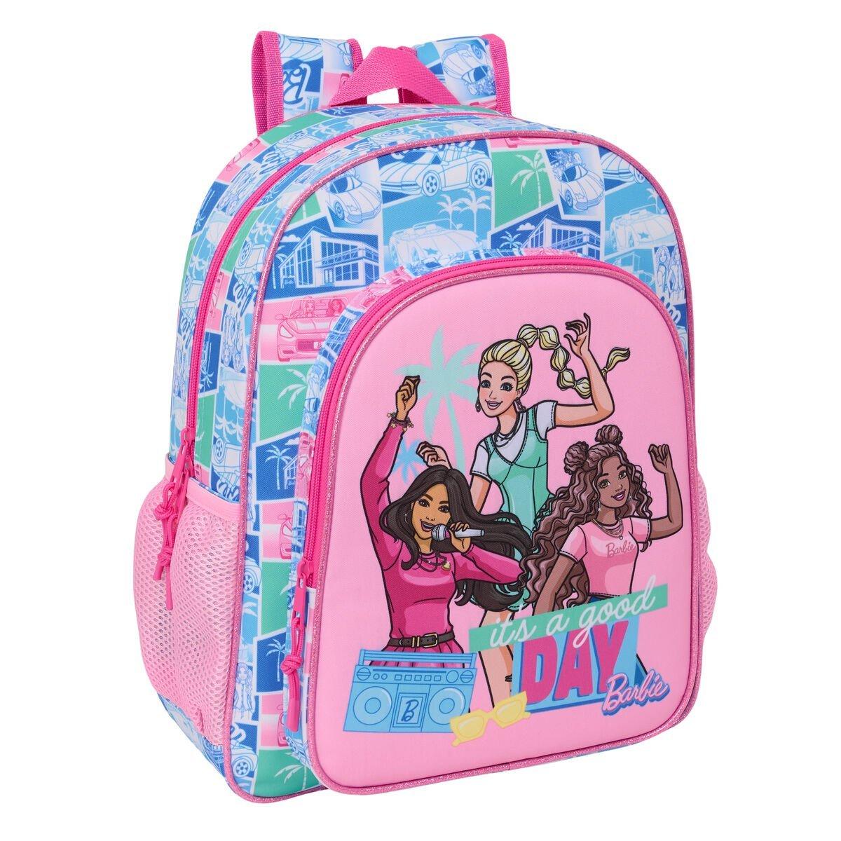 Mochila Escolar Barbie Multicolor 32 x 38 x 12 cm