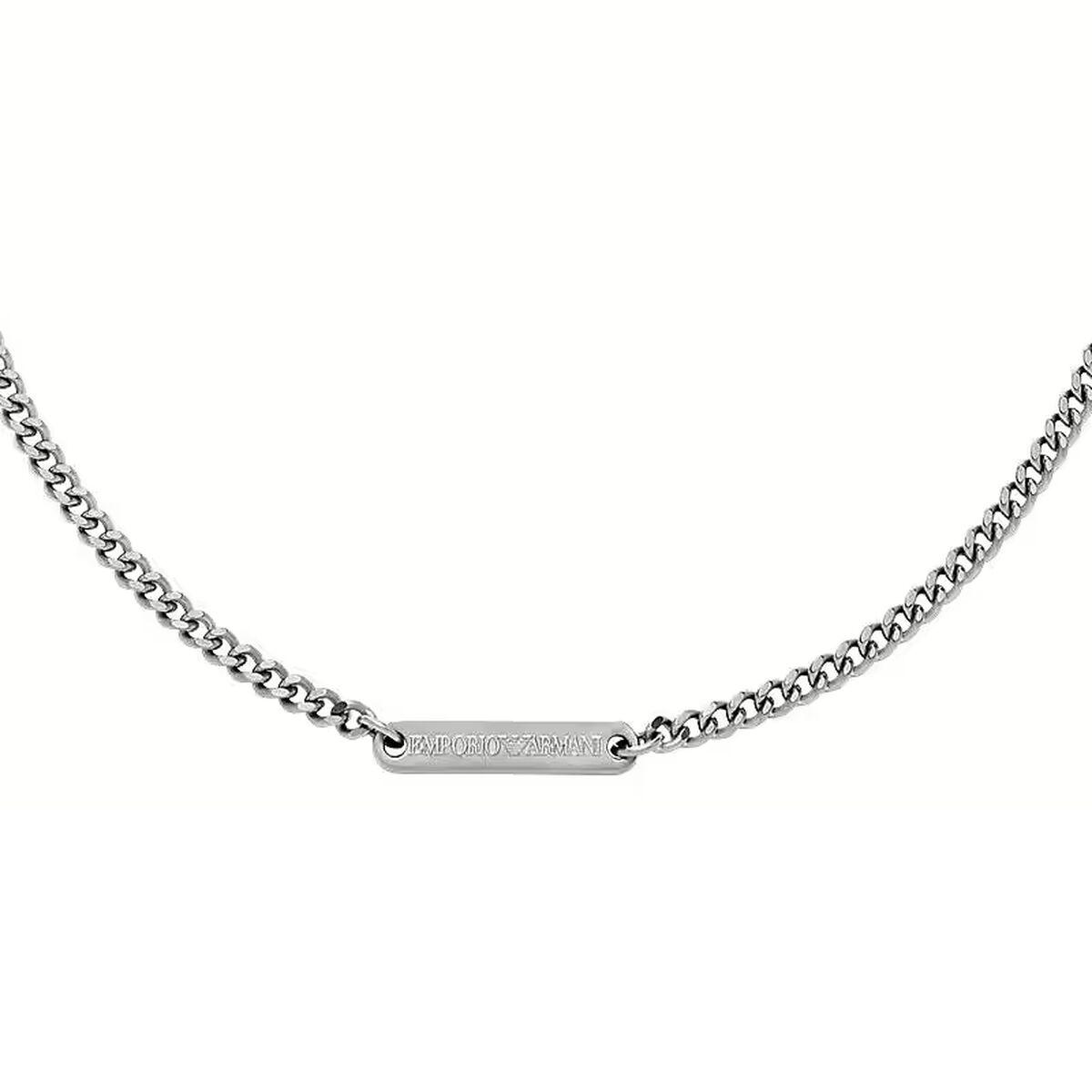 Collar Hombre Emporio Armani EGS3188040 Plateado