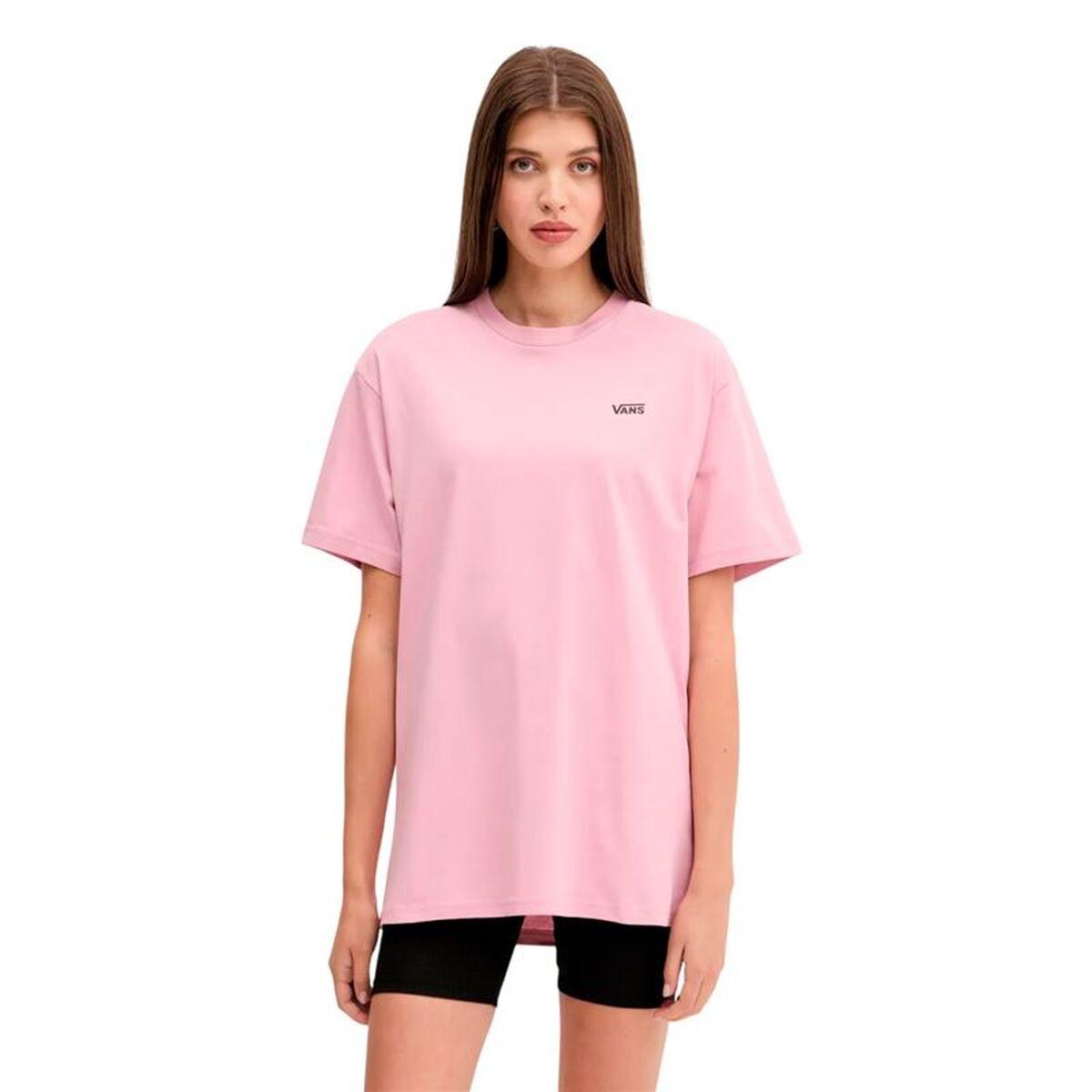 Camiseta de Manga Corta Mujer Vans Rosa