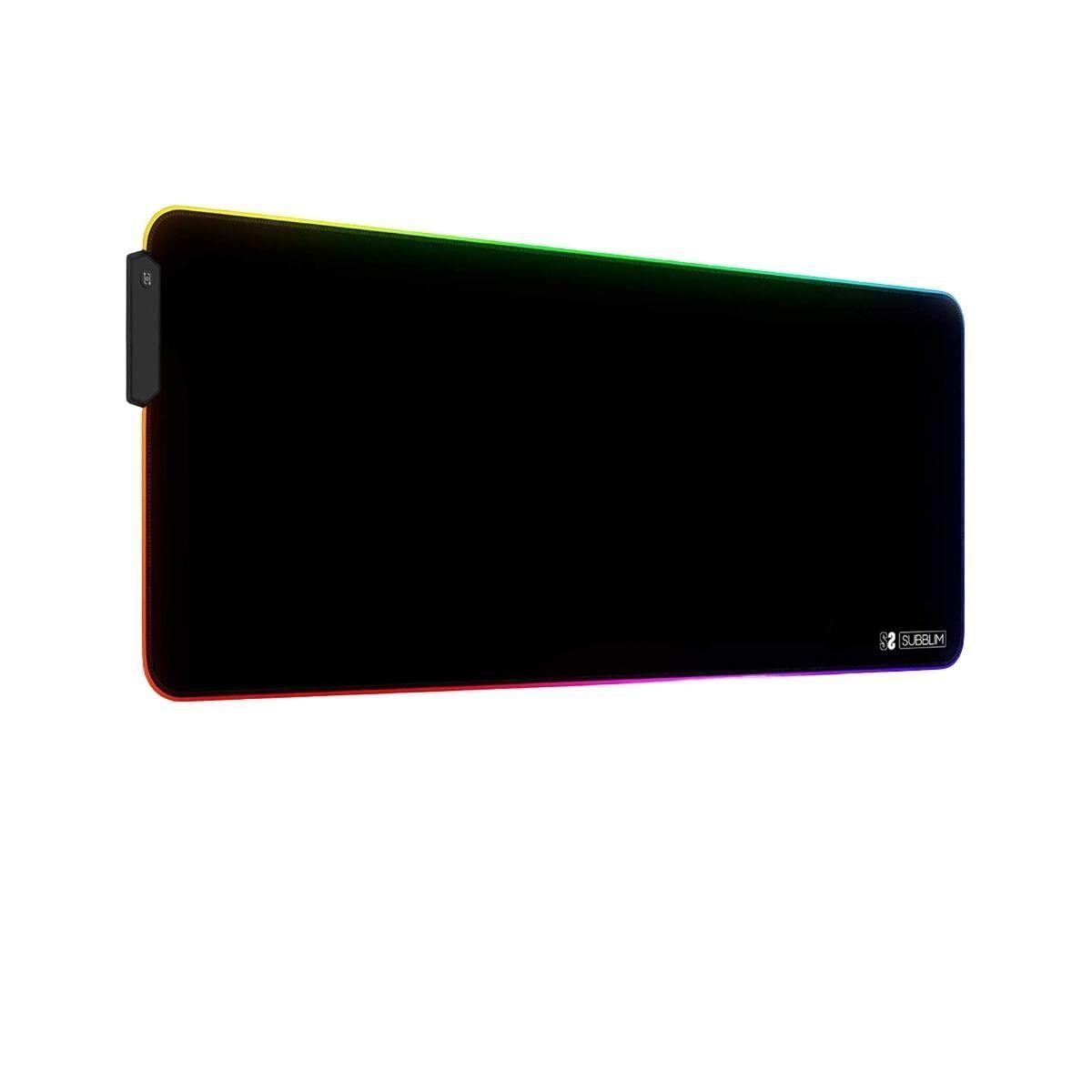 Alfombrilla de Ratón Subblim SUBMP-02RGB01 Negro Multicolor