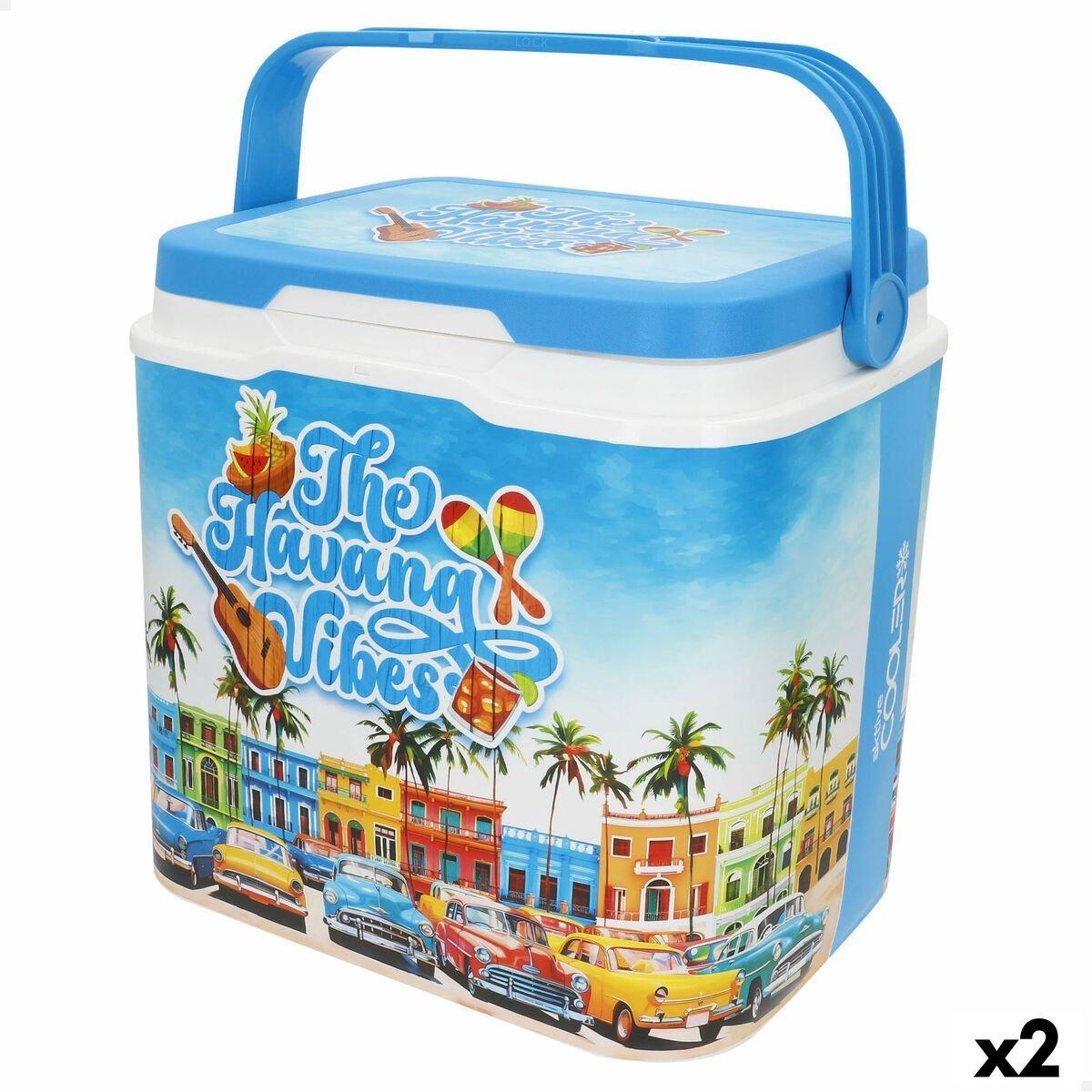 Nevera Portátil Aktive Plástico 37 x 35 x 27 cm (2 Unidades)