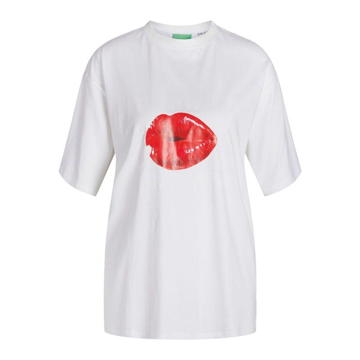 Camiseta de Manga Corta Hombre Jack & Jones Jxkora Loose Blanco