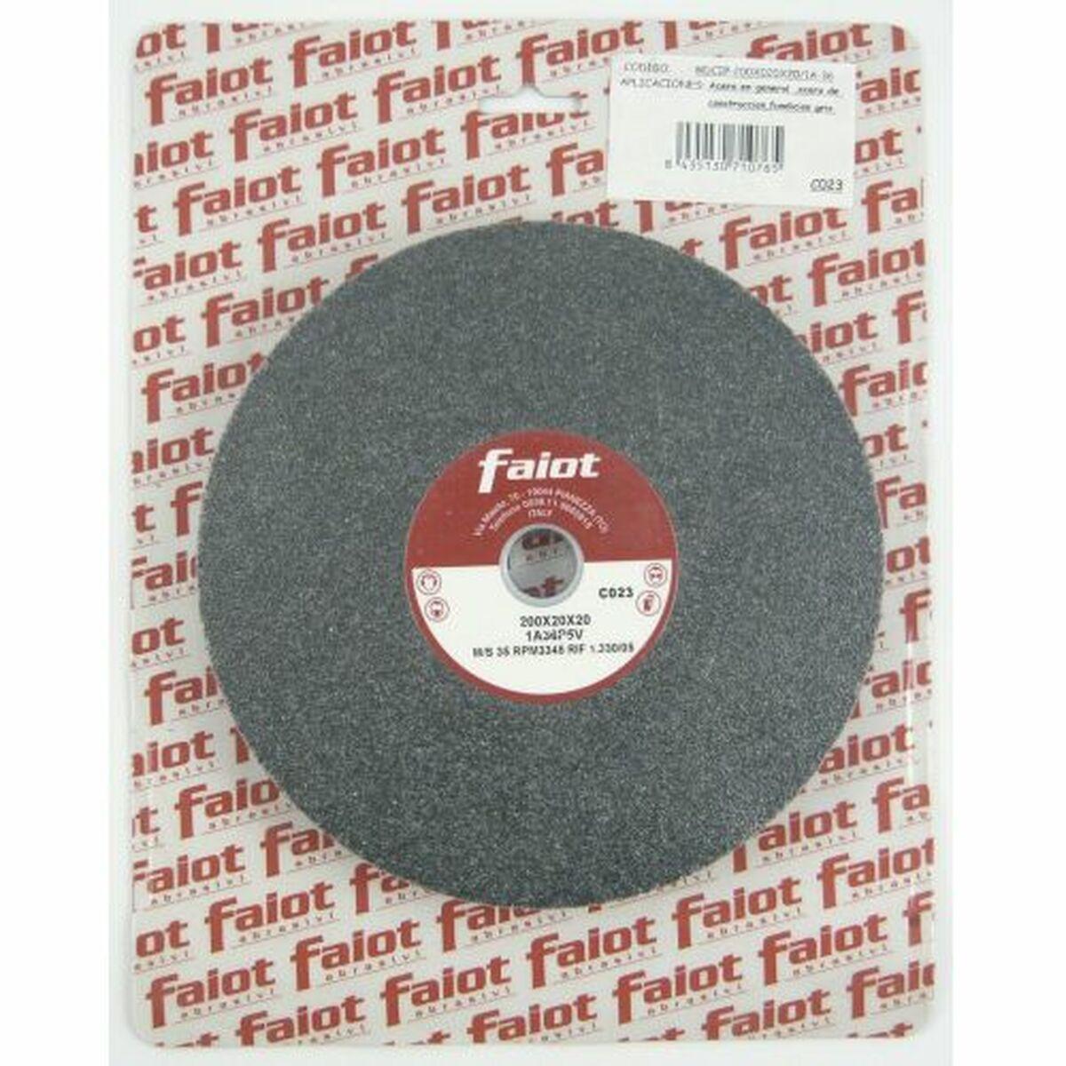 Muela abrasiva FAIOT 1A-60 200 mm Gris