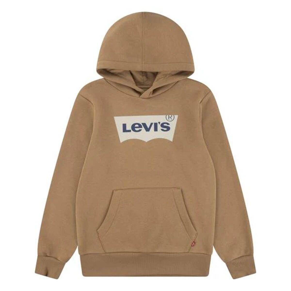 Sudadera con Capucha Niño Levi's Lvb Batwing Screenprint Hoodie Marrón