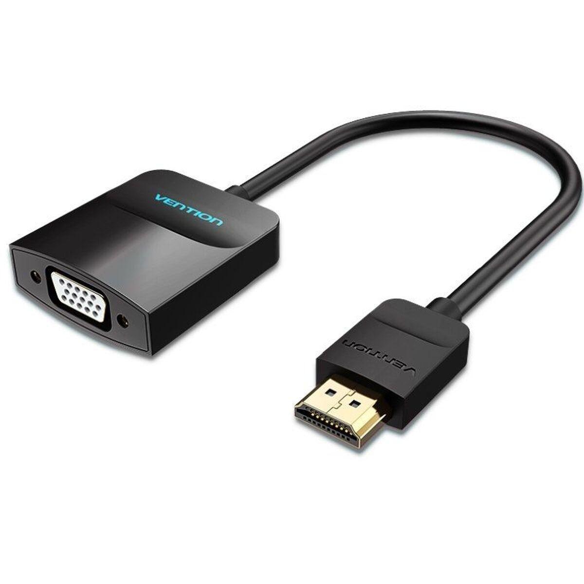 Adaptador HDMI a VGA Vention 42444 Negro 15 cm