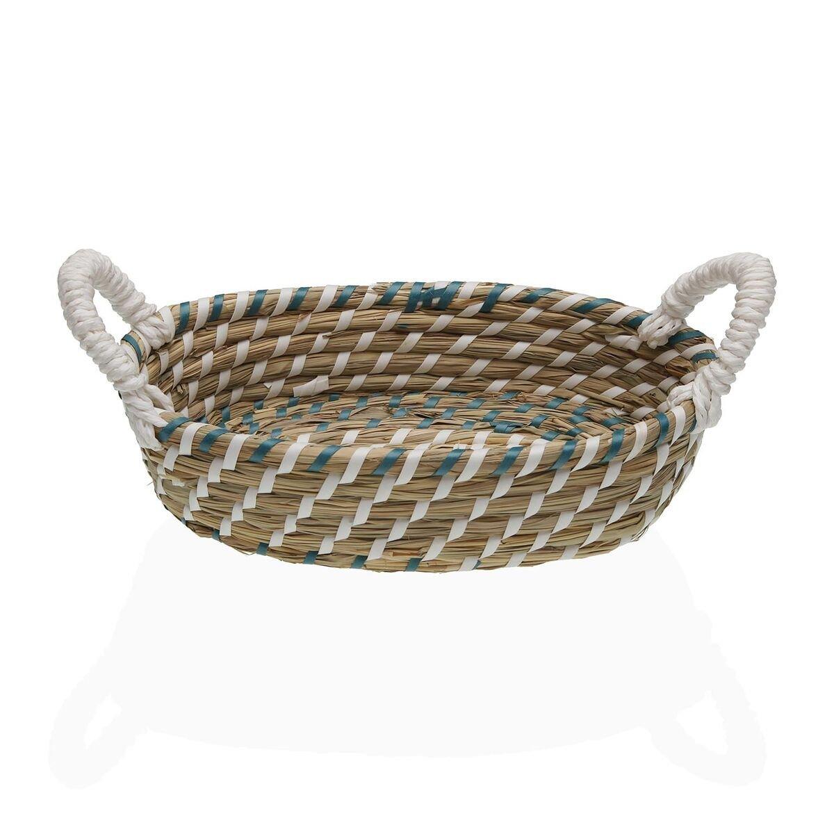 Cesta Multiusos Versa Textil Jacinto de agua 26 X 6 X 17 CM