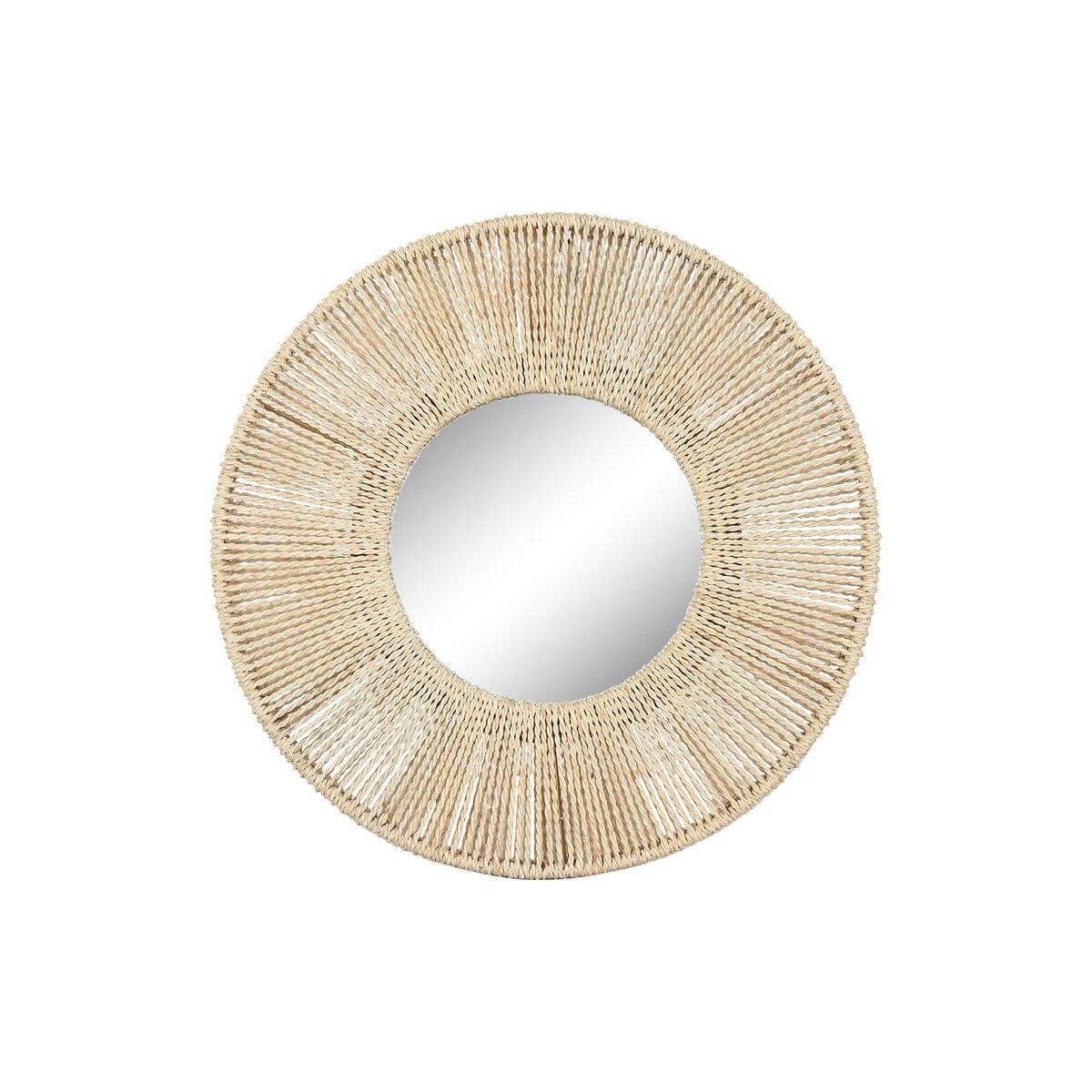Espejo de pared Home ESPRIT Natural Cottage 73 x 7 x 73 cm
