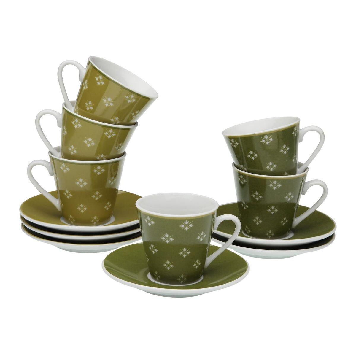Juego de 6 Tazas con Plato Versa Nuka Porcelana