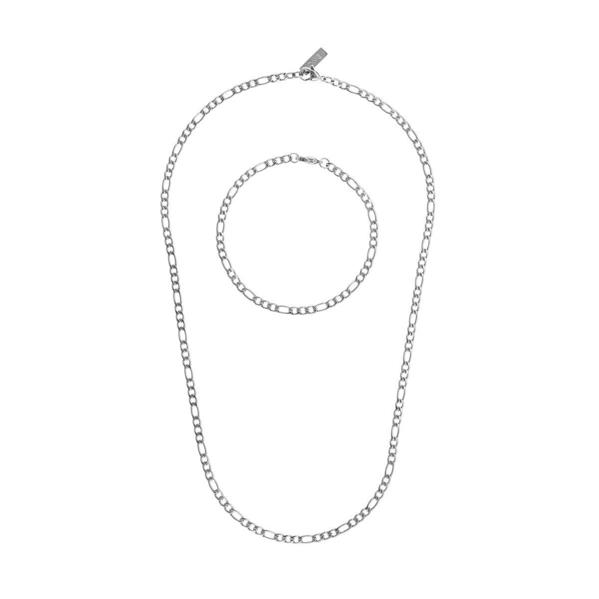 Conjunto de collar y pulsera One Jewels OAMN4203SS Plateado