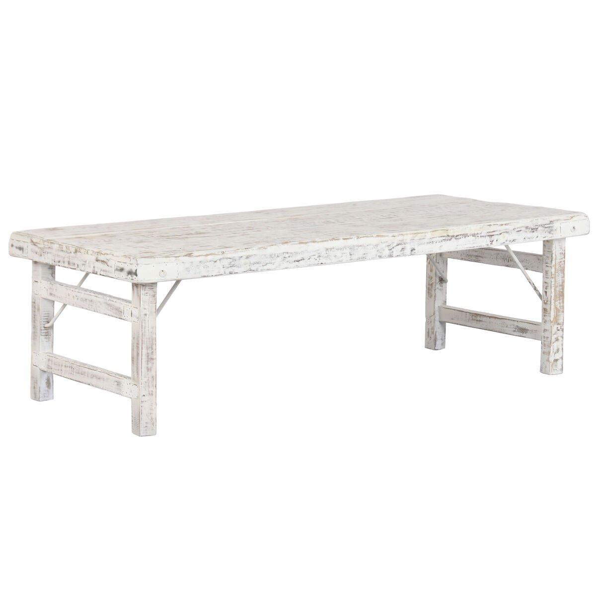 Mesa de Centro Home ESPRIT Blanco 148 X 69 X 47 CM