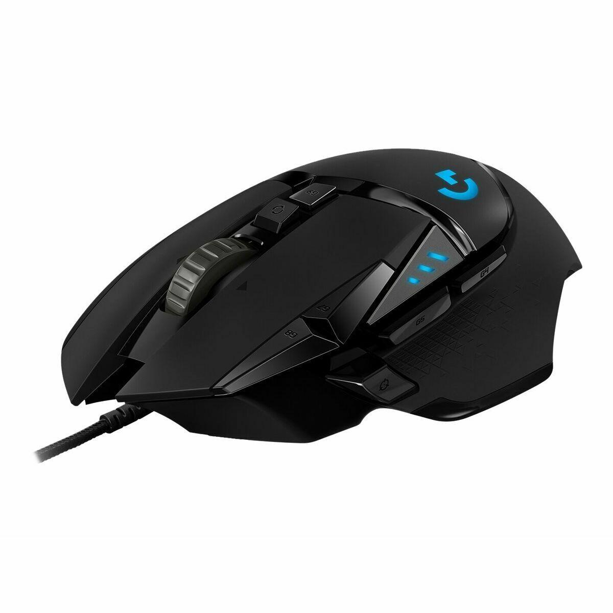 Ratón Gaming Logitech G502 Hero 16000 dpi 25600 dpi Negro RGB