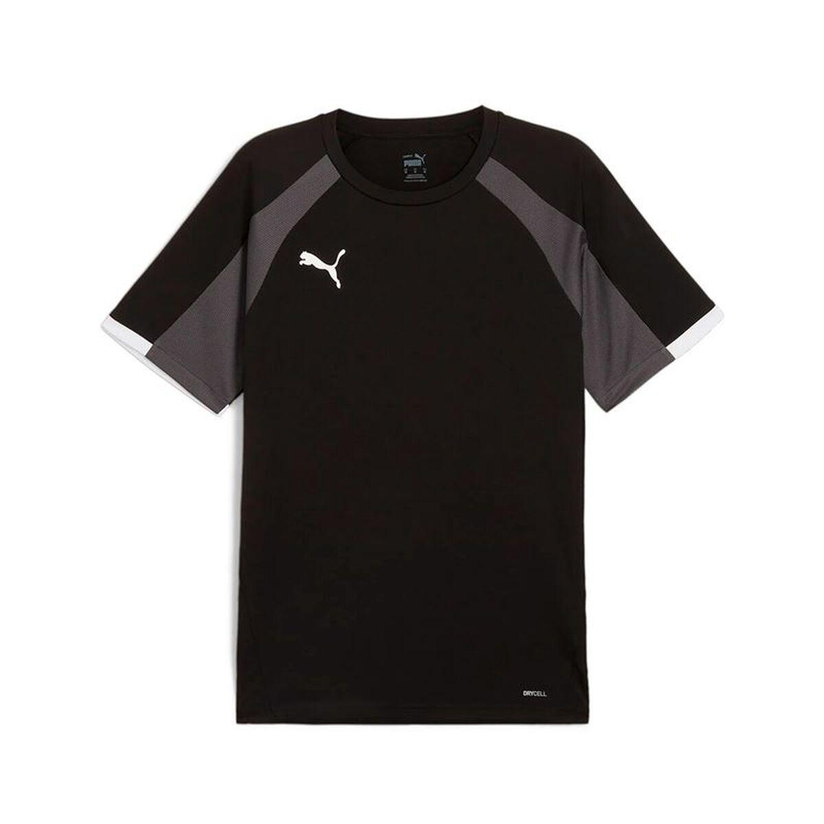 Camiseta de Fútbol de Manga Corta Hombre Puma Individual liga Negro