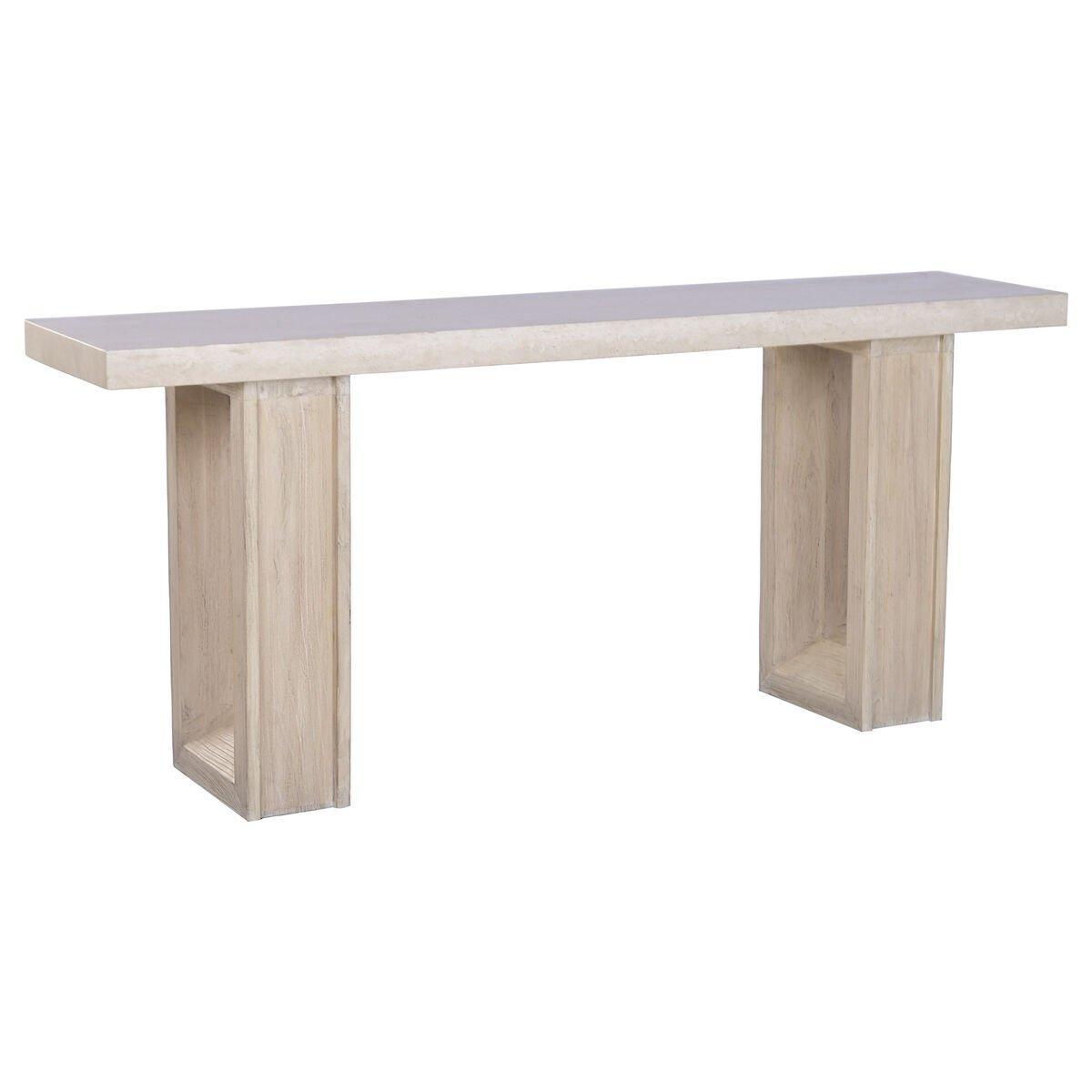 Consola Home ESPRIT Beige 180 X 38 X 76 CM