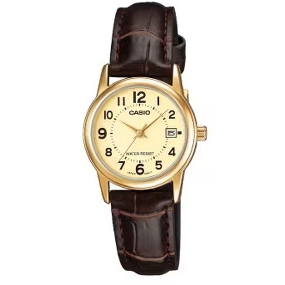 Reloj Mujer Casio LADY DATE LEATHER - GOLD (Ø 31 mm)