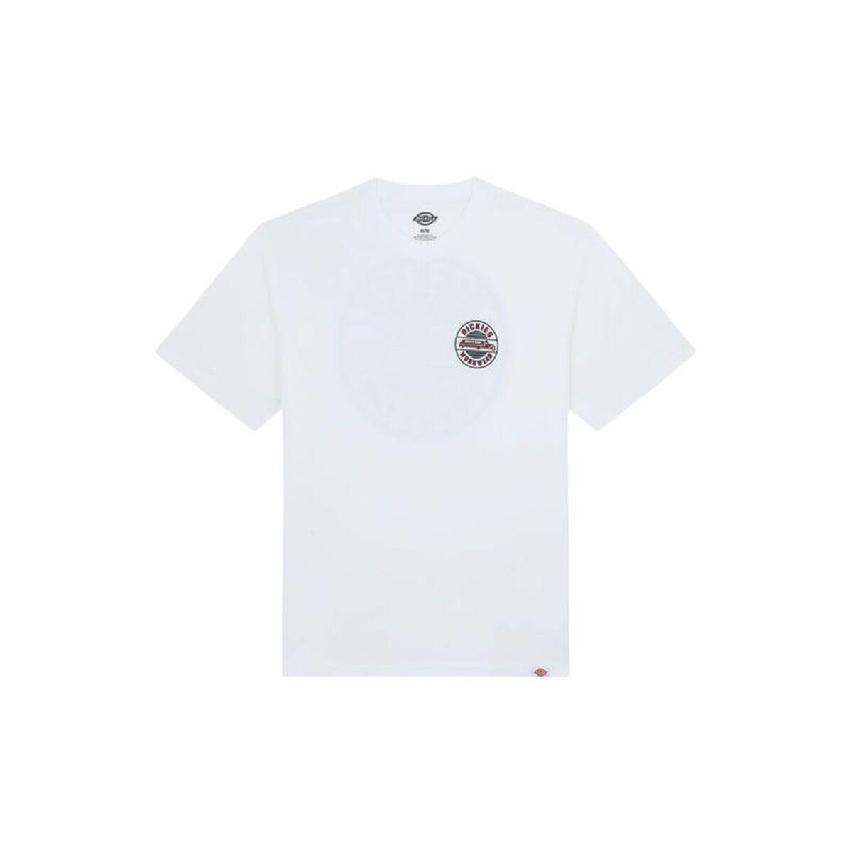 Camiseta de Manga Corta Hombre Dickies Circle Ss Blanco