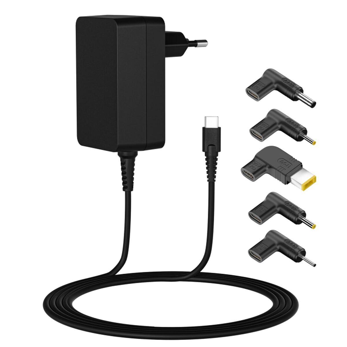 Cargador de Pared LEOTEC LENCSHOMETC45 Negro