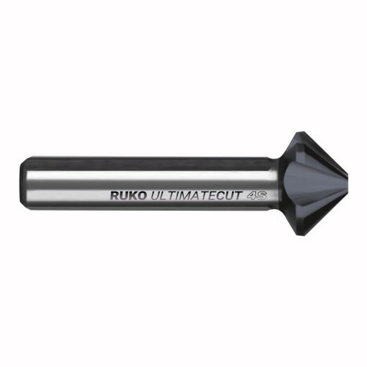 Avellanador cónico RUKO ULTIMATECUT 4S RUnaTEC DIN 355 Acero de alta velocidad (HSS)
