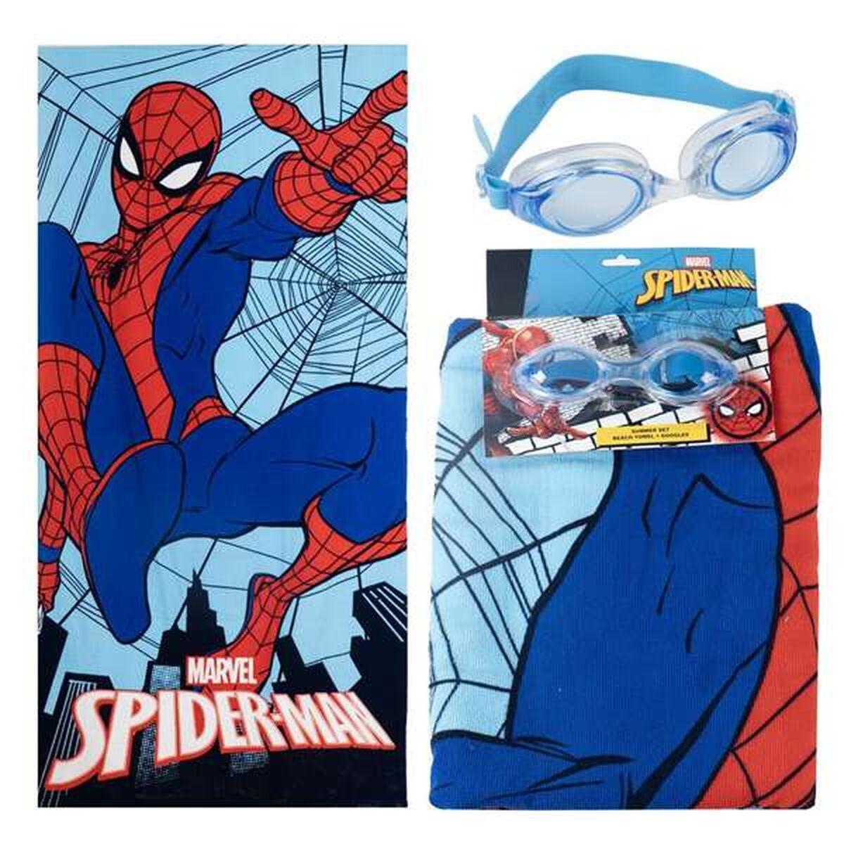 Toalla de Playa Spider-Man Azul oscuro