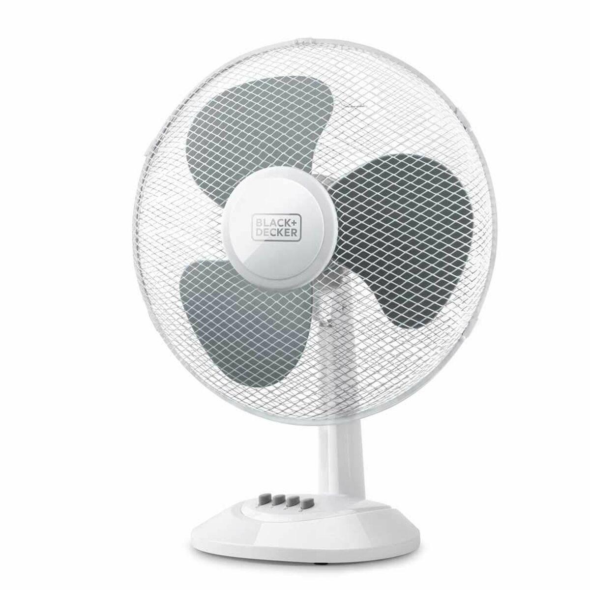 Ventilador de Sobremesa Black & Decker ES9440030B Blanco Negro 40 W