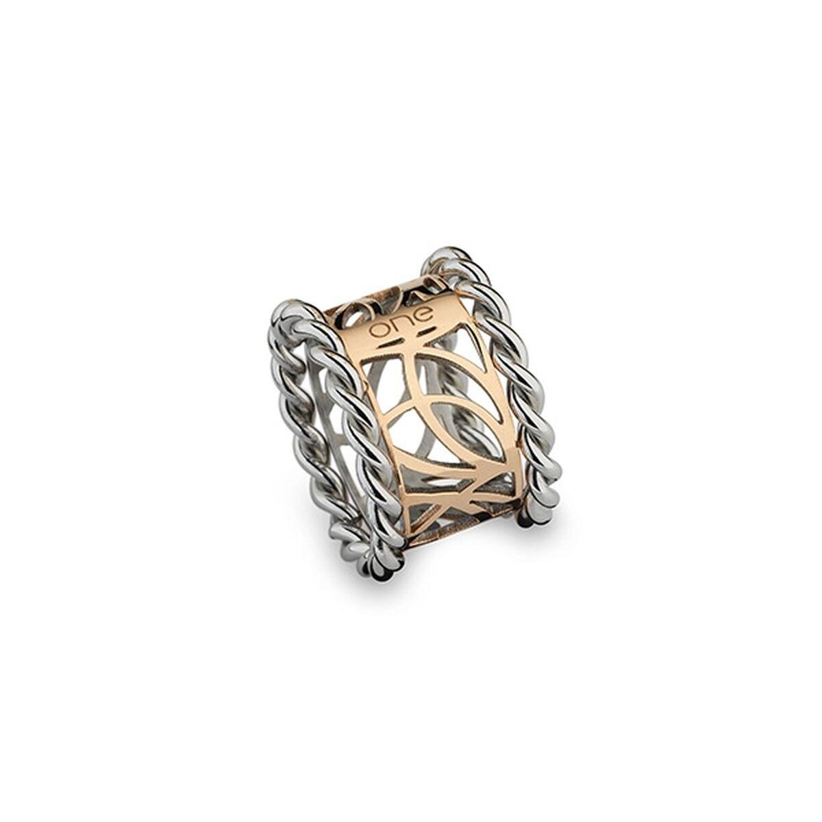 Anillo Mujer One Jewels OJPORS01-6 Dorado Plateado