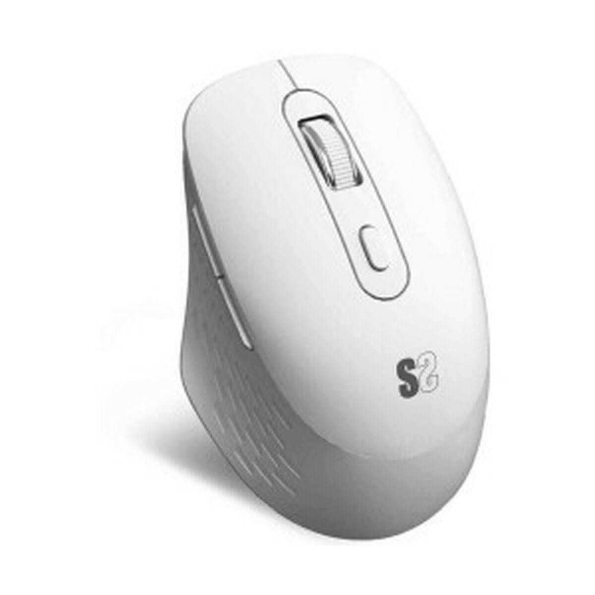 Ratón Inalámbrico Subblim SUBMO-EDCUR02 Blanco 1600 dpi