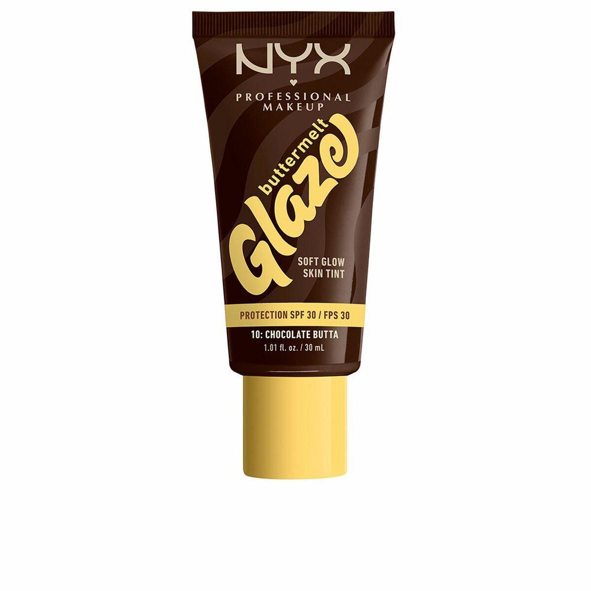 Protector Solar Facial NYX BUTTERMELT GLAZE Nº 10-Chocolate Butta Spf 30 30 ml
