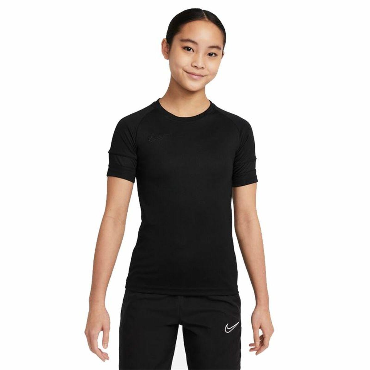 Camiseta de Manga Corta Infantil Nike Dri-Fit Academy Girls Negro