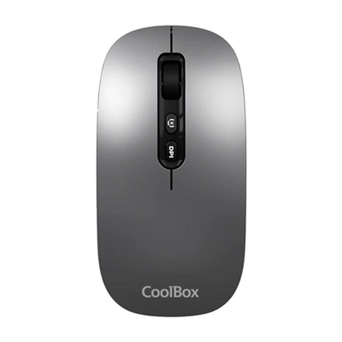 Ratón Inalámbrico CoolBox COO-MOU-W02-G Gris 1600 dpi