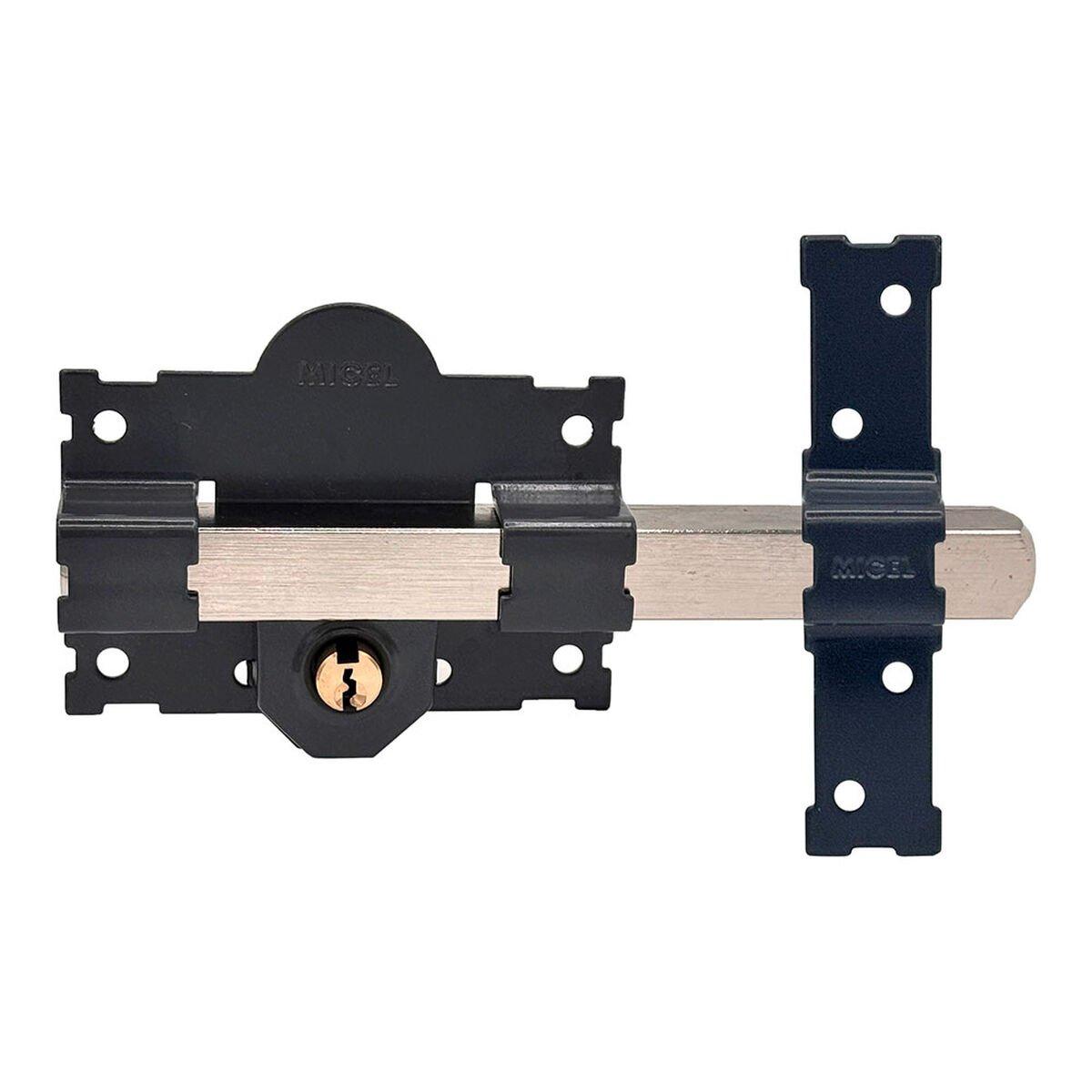 Cerrojo de seguridad Micel crr07 105l/70 Acero Gris Sobreponer