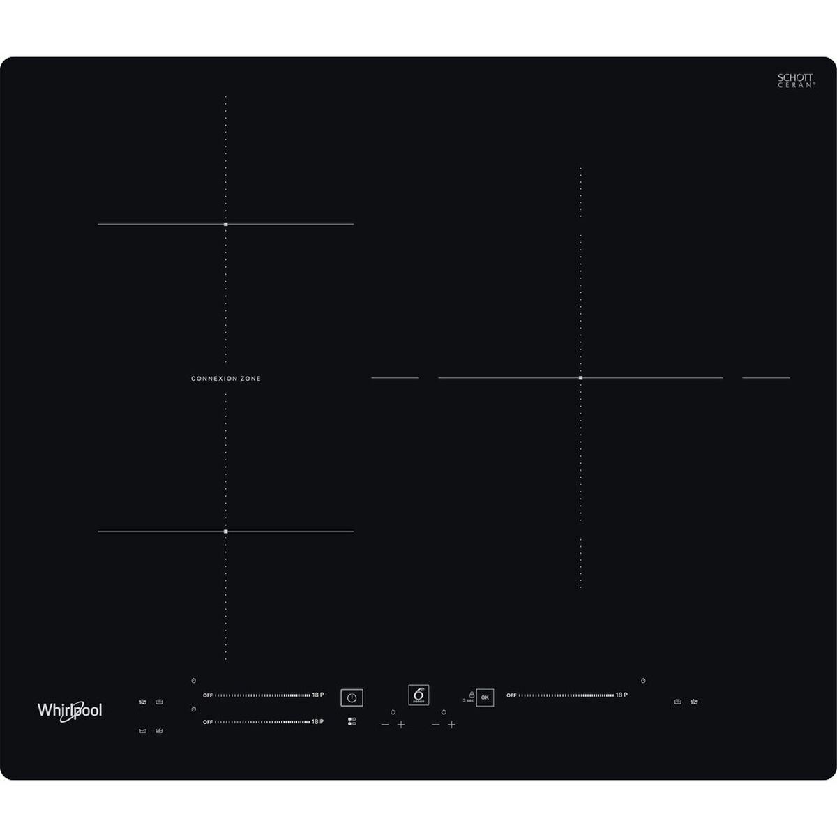 Placa de Inducción Whirlpool Corporation WB S5560 NE 7200 W 60 cm 59 cm
