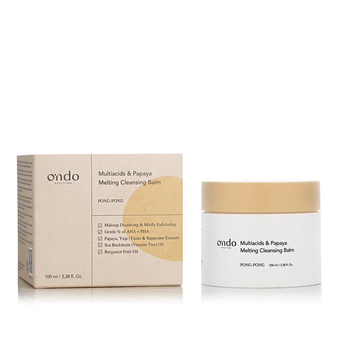 Limpiador Facial Ondo Beauty 36.5 MULTIACIDS & PAPAYA 100 ml