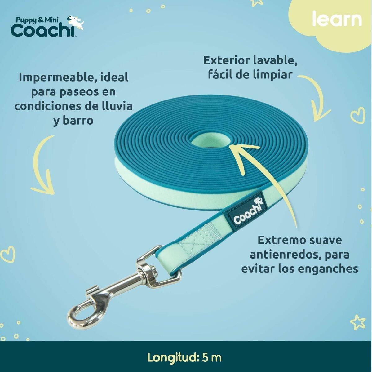 Correa de adiestramiento Coachi Puppy & Mini Verde 5 m