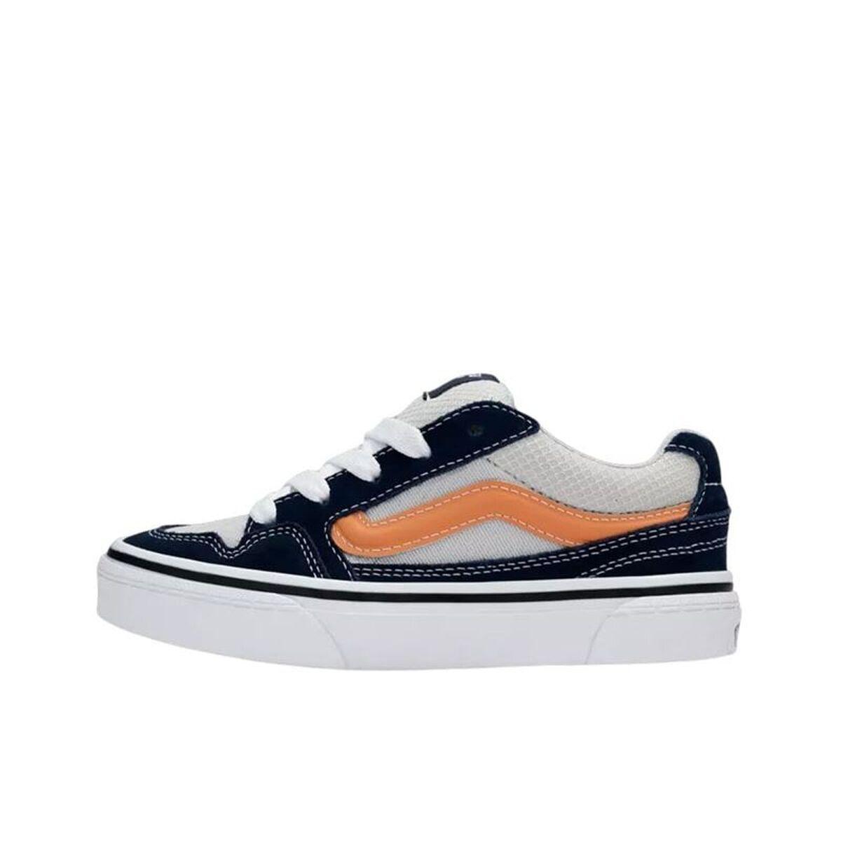 Zapatillas Deportivas Infantiles Vans Caldrone Popm Negro Naranja