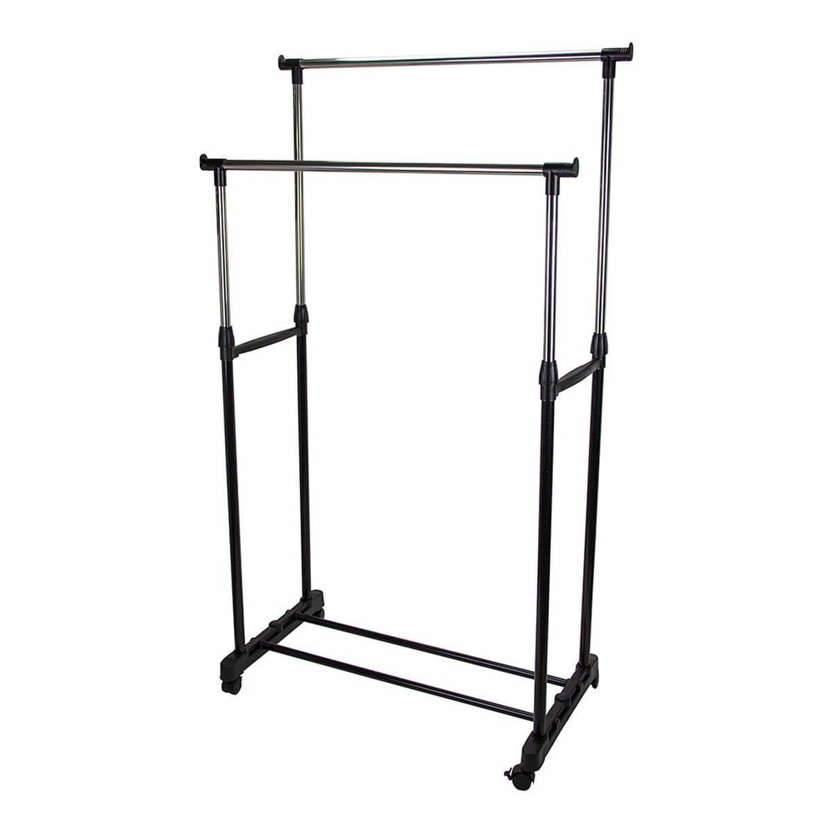 Perchero con Ruedas Mondex 80 x 43 x 90 cm Gris Metal