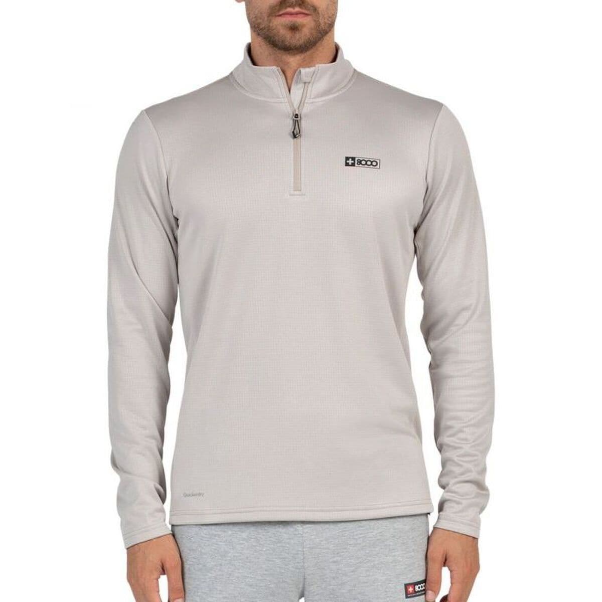 Camiseta de Manga Larga Hombre +8000 Portu Beige