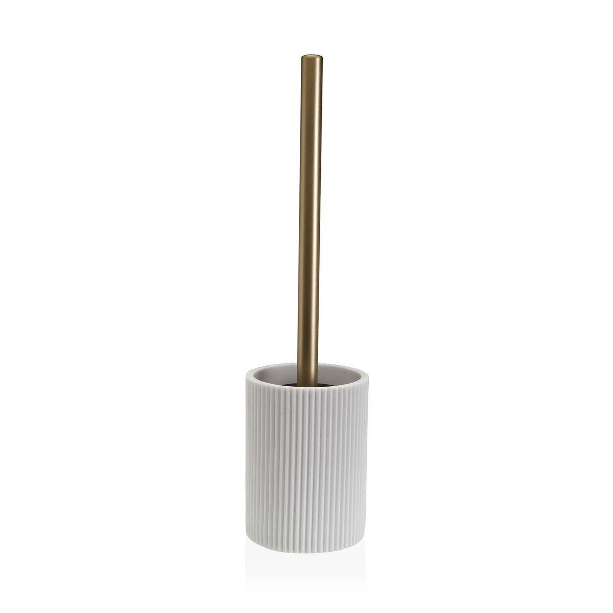 Escobilla para el Baño Versa Blanco Resina Acero 9,4 x 37 x 9,4 cm