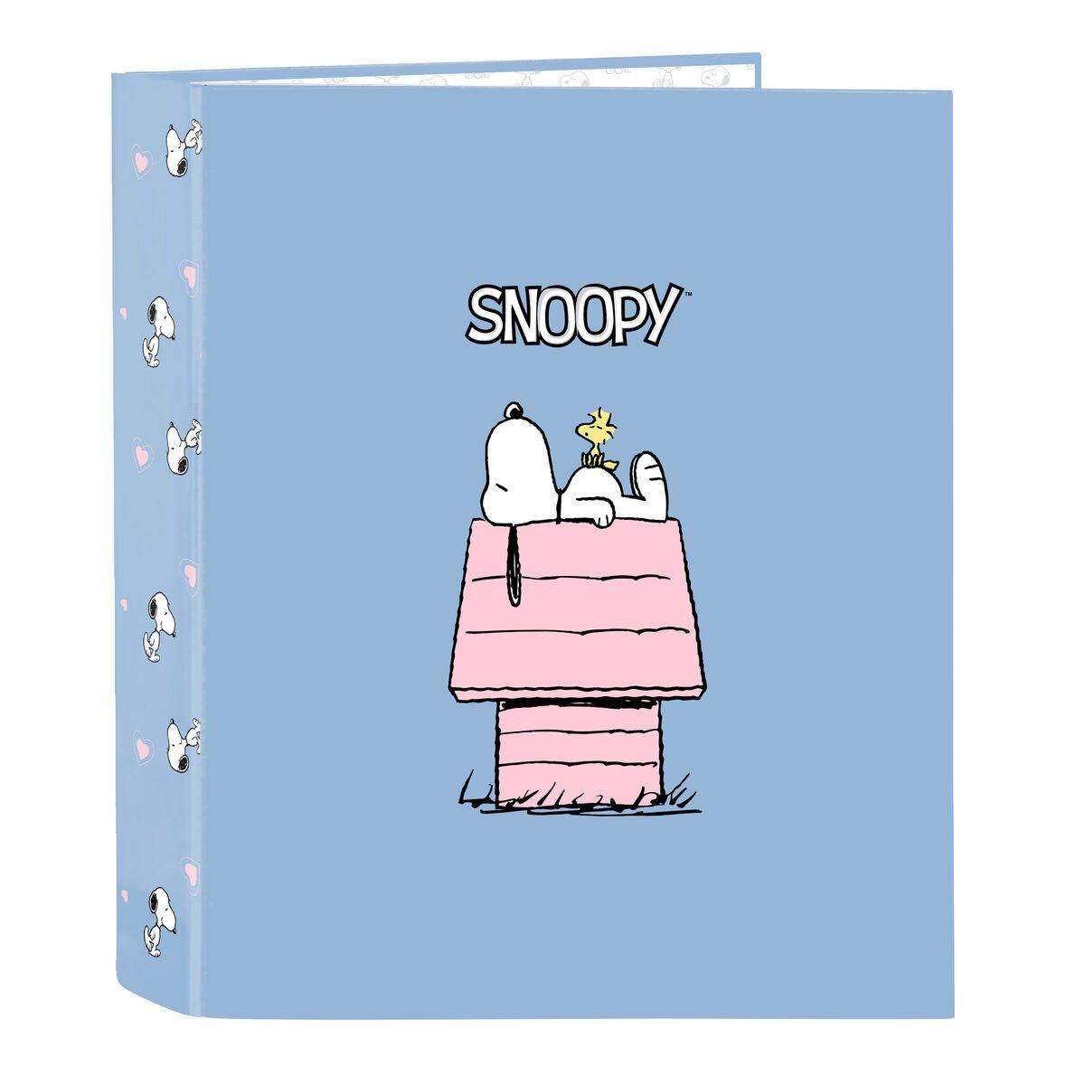 Carpeta de anillas Snoopy A4 27 x 33 x 6 cm