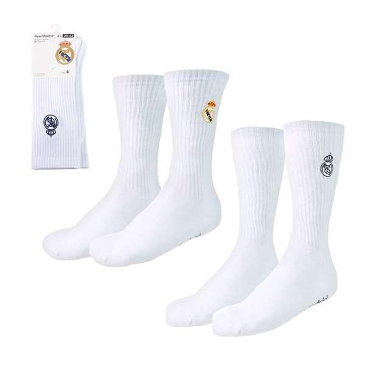 Calcetines Real Madrid C.F. Blanco Talla única