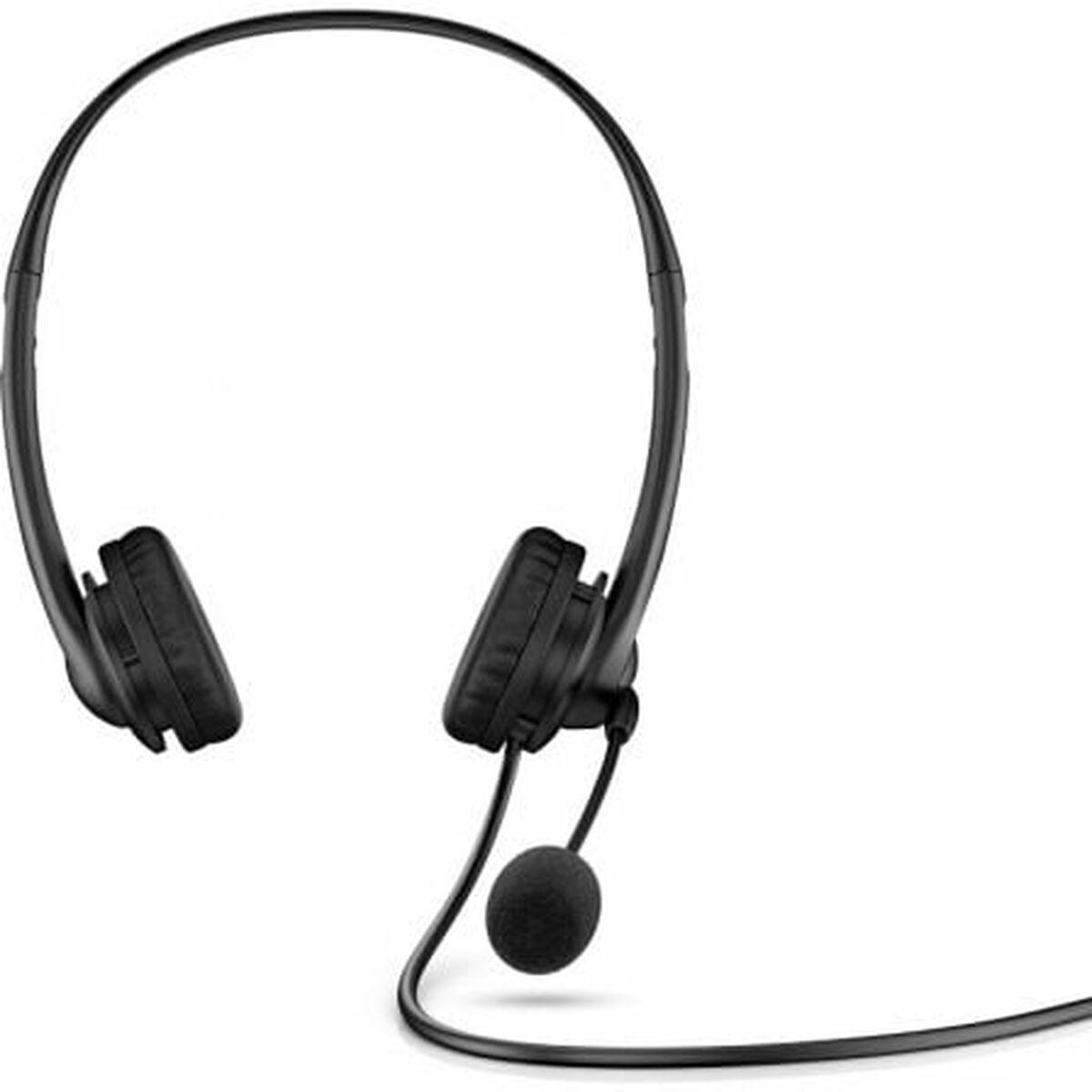 Auriculares con Micrófono HP Wired USB Headset Negro