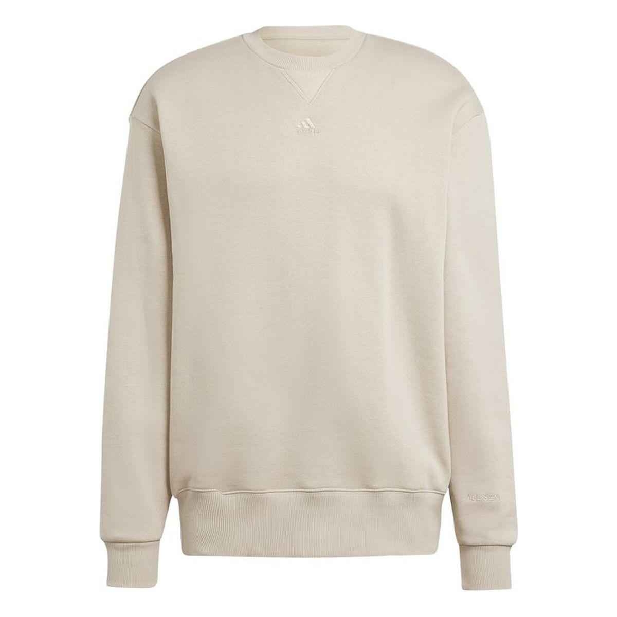 Sudadera sin Capucha Hombre Adidas All Szn Blanco