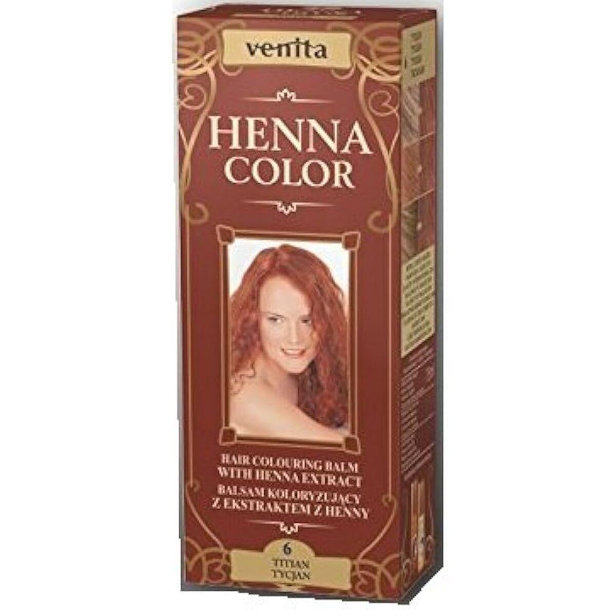Coloración Semipermanente Venita Henna Color Nº 6 Titian 75 ml
