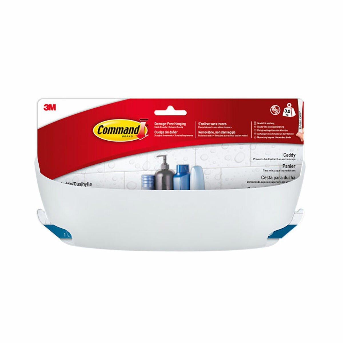 Estantería de Baño Command Blanco 29 x 10,5 x 12,5 cm Plástico