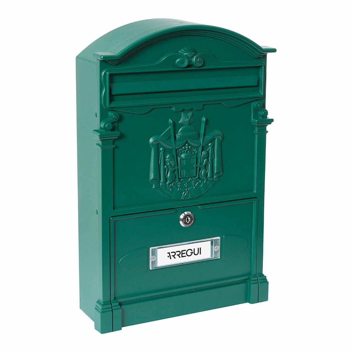 Buzón Arregui Verde 26 X 9 X 42 CM Aluminio