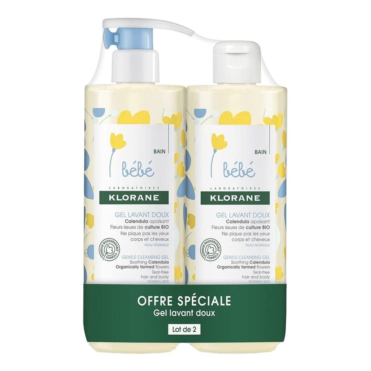 Gel de Baño Klorane Bebe Duo 2 x 500 ml