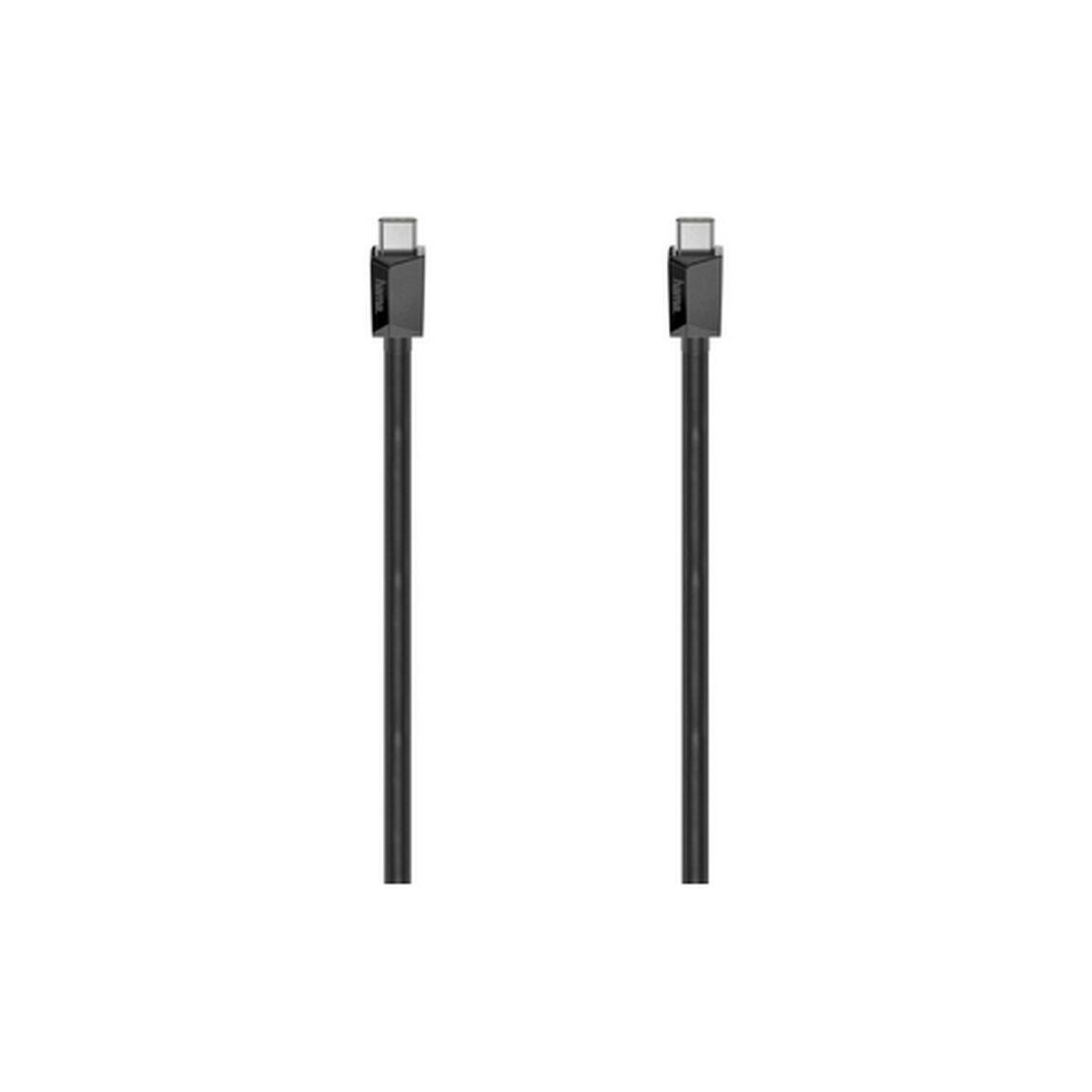 Cable USB-C a USB-C Hama 00200786 Negro 3 m