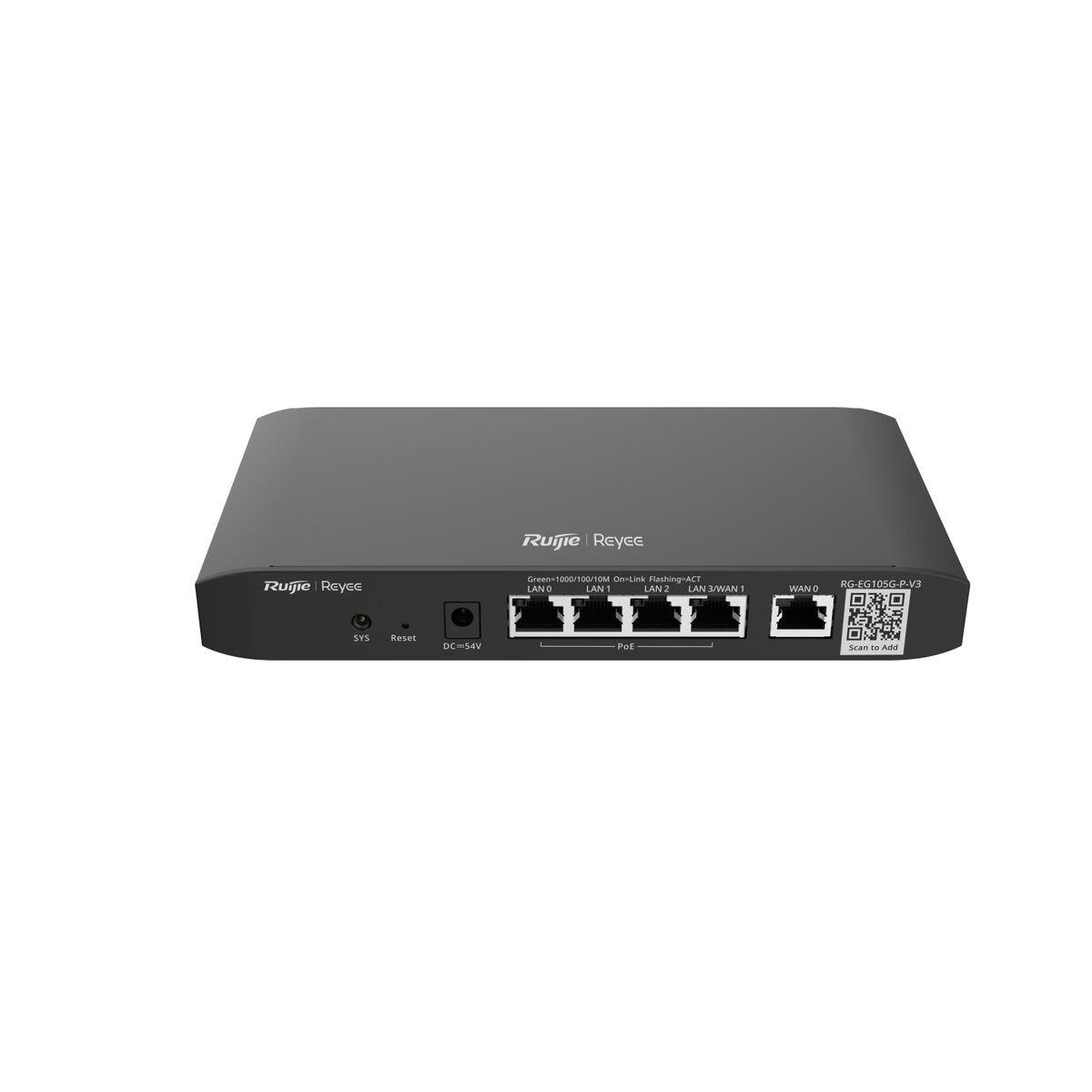 Router Ruijie RG-EG105G-P-V3 Negro RJ45 Ethernet LAN PoE x 1