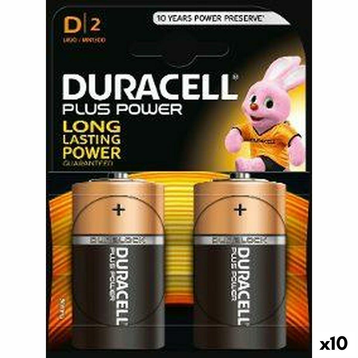 Pilas Alcalinas DURACELL 1,5 V LR20 (10 Unidades)