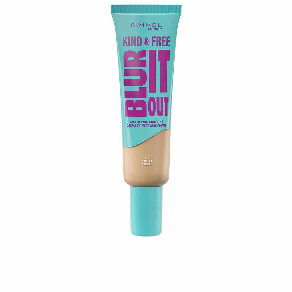 Base de Maquillaje Fluida Rimmel London KIND & FREE Nº 160-Vanilla 30 ml